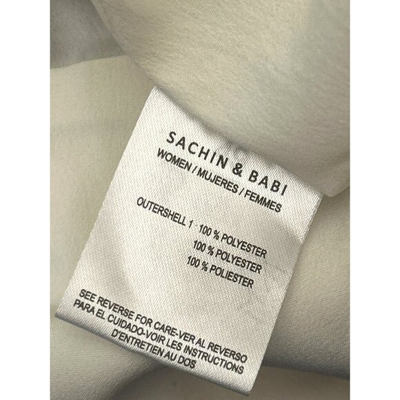 NWT Sachin & Babi Cream Black Bohemian Romantic Floral Maxi Camryn Gown Size 10 - Picture 7 of 7